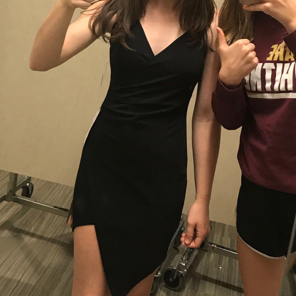 black homecoming/special occasion dress